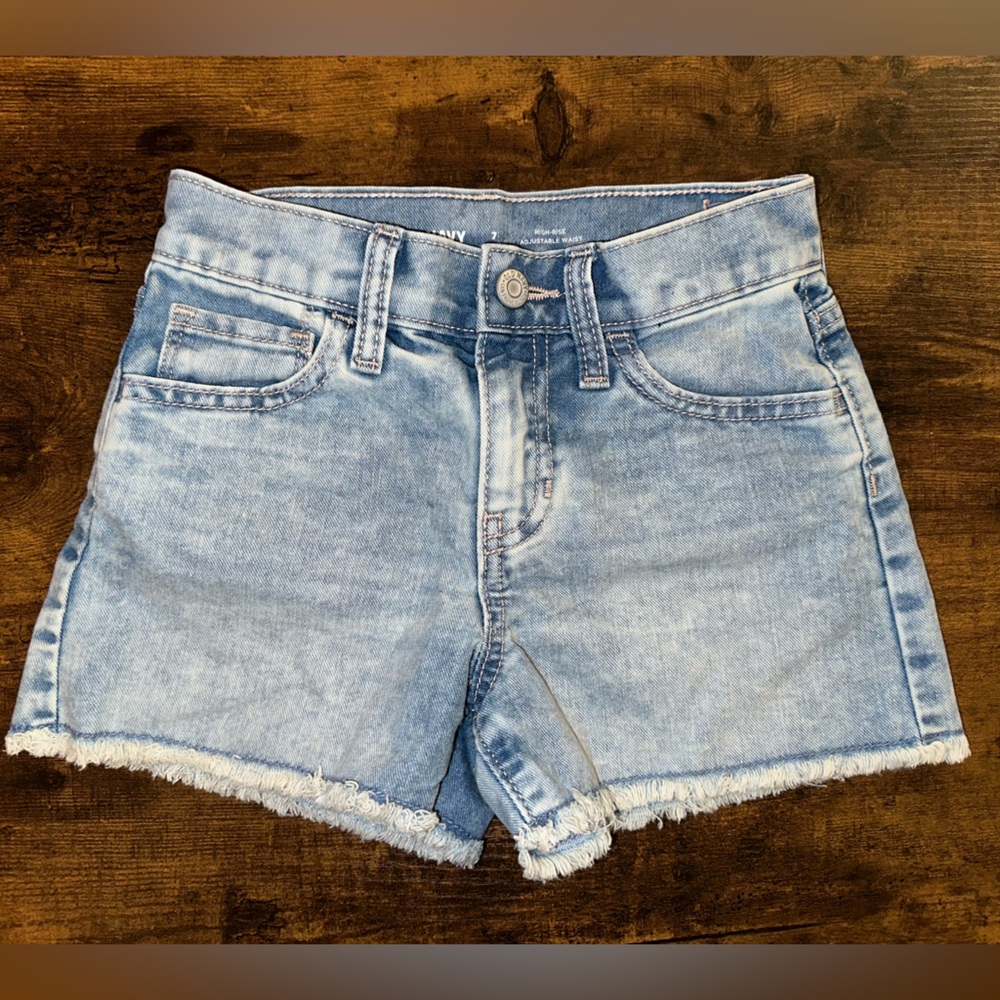 Girls Size 7 Cut Off Old Navy Shorts NWOT Denim